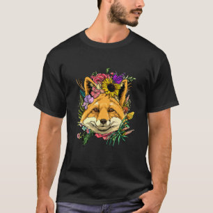 Blumen Fuchs Blumen Gärtnerei Botanische Pflanze F T-Shirt