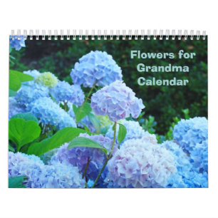 Blumen für Großmutter-Kalender-Blumen-Fotografie Kalender