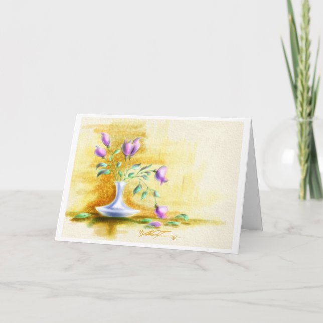 Blumen für Mama Karte (Vorderseite)