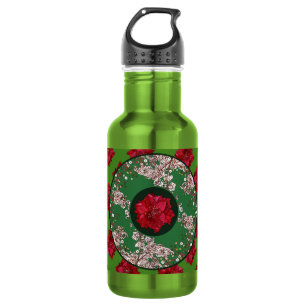 Blumen für Weihnachten Edelstahlflasche