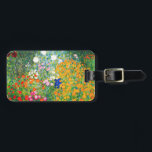 Blumen-Garten-Gepäck-Umbau Gustav Klimt Gepäckanhänger<br><div class="desc">Blumen-Gartengepäckumbau Gustav Klimt. Ölmalerei auf Leinwand ab 1907. Abgeschlossen während seiner goldenen Phase, ist Blumen-Garten eine von Klimts berühmtesten Landschaftsmalereien. Die Sommerfarbexplosion weiter in dieser Arbeit mit einer schönen Mischung der orange, roten, lila, blauen, rosa und weißen Blüten. Ein großes Geschenk für Fans von Gustav Klimt, von Kunst nouveau, von...</div>