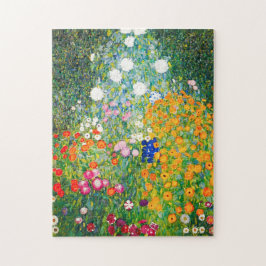 Blumen-Garten-Puzzlespiel Gustav Klimt Puzzle