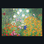 Blumen-Garten-Tischset Gustav Klimt Stofftischset<br><div class="desc">Blumen-Garten-Tischset Gustav Klimt. Ölmalerei auf Leinwand ab 1907. Abgeschlossen während seiner goldenen Phase, ist Blumen-Garten eine von Klimts berühmtesten Landschaftsmalereien. Die Sommerfarbexplosion weiter in dieser Arbeit mit einer schönen Mischung der orange, roten, lila, blauen, rosa und weißen Blüten. Ein großes Geschenk für Fans von Gustav Klimt, von Kunst nouveau, von...</div>