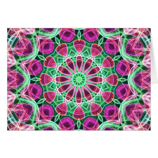 Blumen-Gartenkaleidoskop (Vorderseite (Horizontal))
