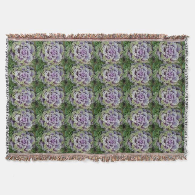 Blumen, Gartenthrow-Decke Decke (Vorderseite)