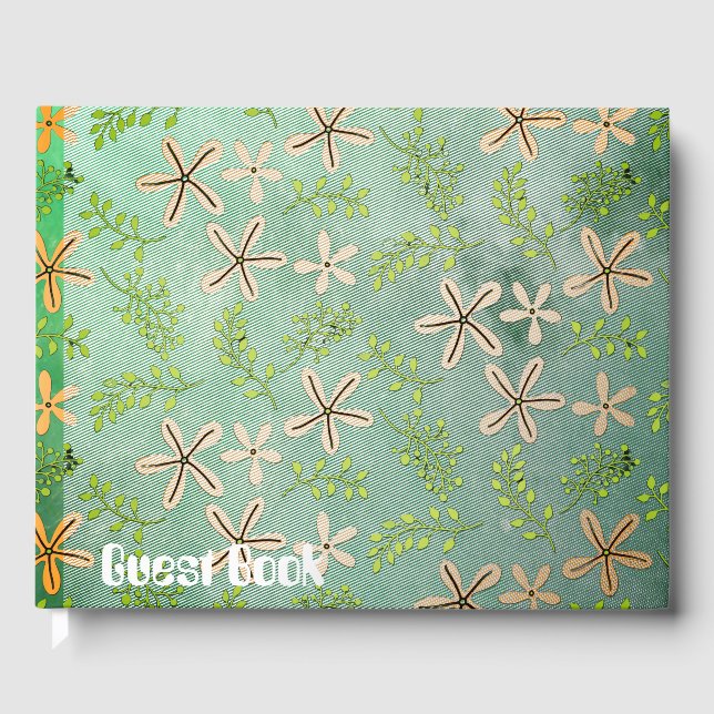 Blumen Gästebuch (Vorderseite)