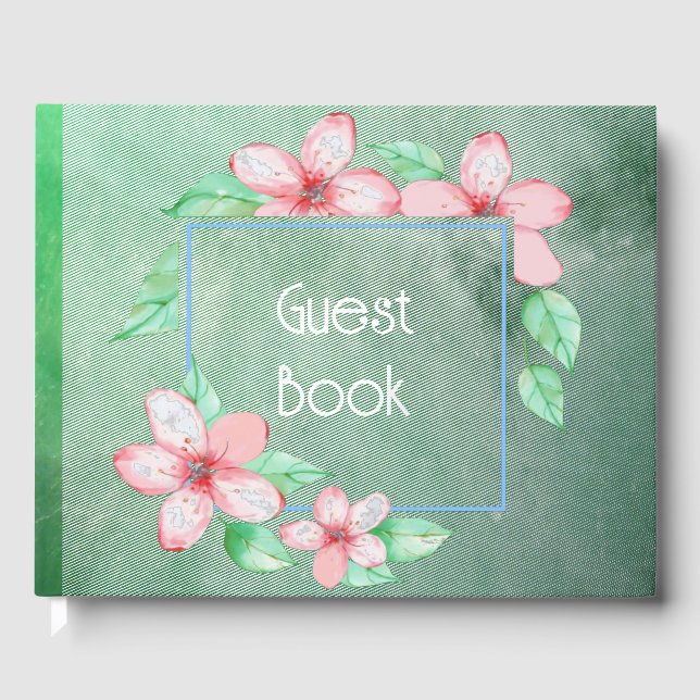 Blumen Gästebuch (Vorderseite)