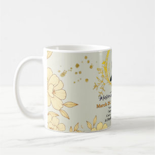 Blumen-Gedenkkarte - Trost-Andenken Kaffeetasse