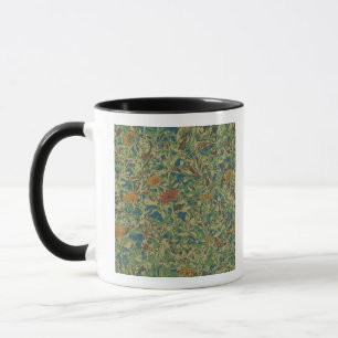 Blumen gegen Blatttarnungsmuster Tasse