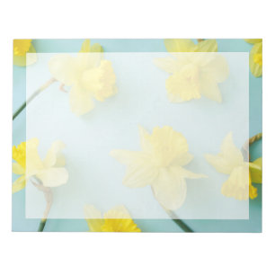 Blumen Gelbe Daffodien Notizblock