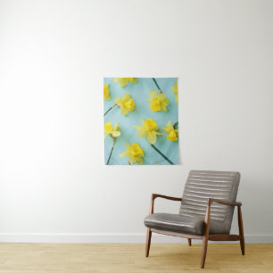 Blumen Gelbe Daffodien Wandteppich