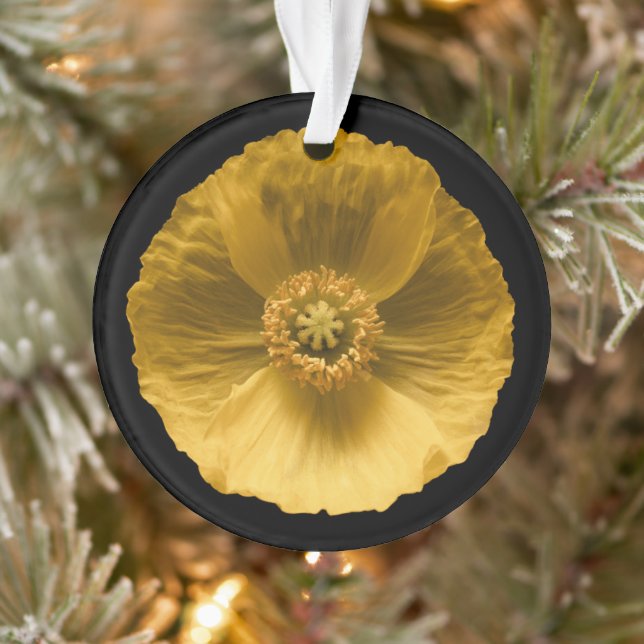 Blumen | Gelber Mohn Ornament (Baum)
