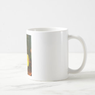 Blumen-gelbes Kakao-Strand jGibney 2014 das MUSEUM Tasse