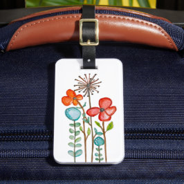 Blumen Gepäckanhänger