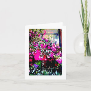 Blumen-Geschäft in der Karte