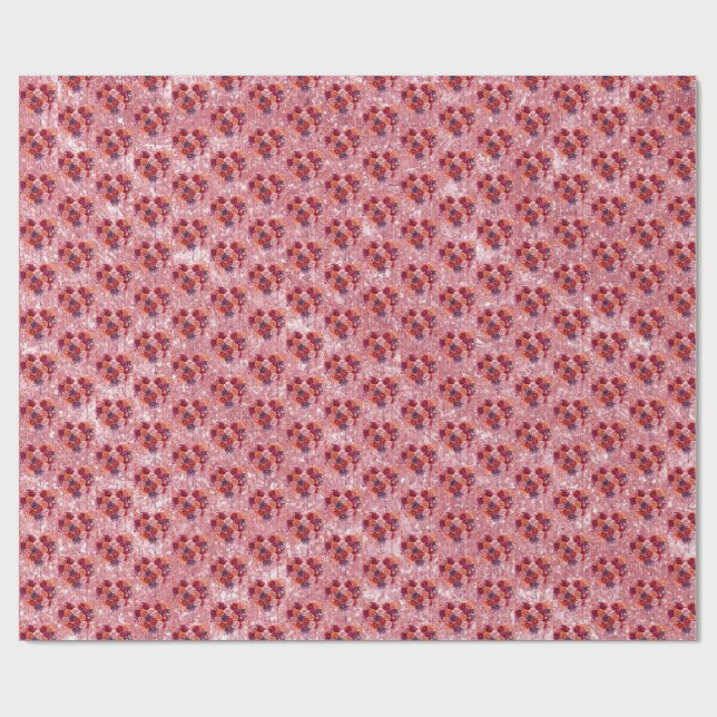 Blumen Geschenkpapier (Flach)