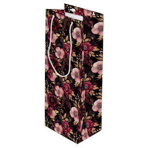 Blumen-Geschenktasche Geschenktüte Für Weinflaschen
