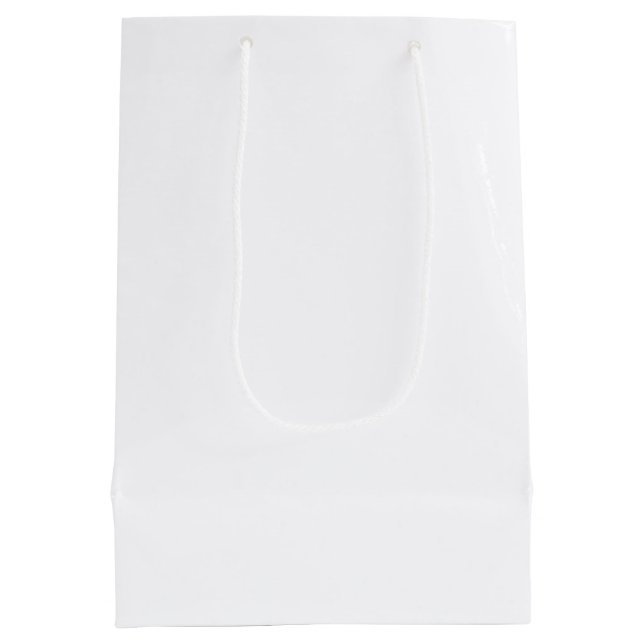 Blumen-Geschenktasche Mittlere Geschenktüte (Rückseite)