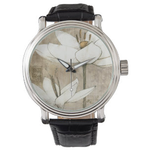 Blumen gezeichnet durch Bleistift Armbanduhr
