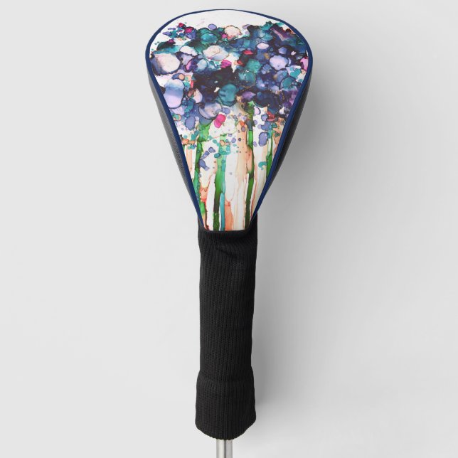 Blumen Golf Headcover (Vorderseite)