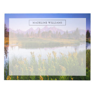 Blumen Grand Teton National Park, Wyoming Notizblock