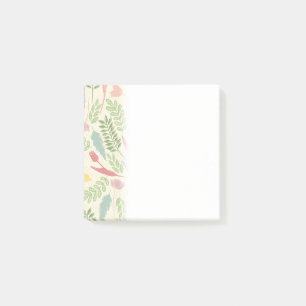 Blumen Grüne Blätter Floral Garten Frühlingsgefühl Post-it Klebezettel