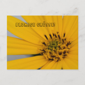 Blumen Gruß Postkarte