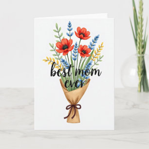 Blumen-Grußkarte zur Feier Karte
