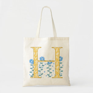 Blumen"h-" Monogramm-Taschen-Tasche Tragetasche