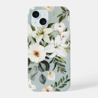 Blumen-Handyhülle iPhone 15 Hülle