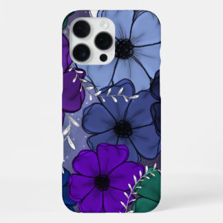 Blumen-Handyhülle iPhone 16 Pro Max Hülle