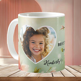 Blumen-Herz-Beste-Mutter-aller-Zeiten-Foto-Tasse Kaffeetasse
