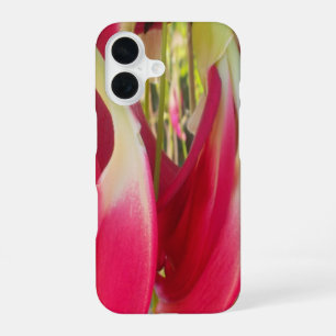 Blumen-Herz-Kunstwerk iPhone 16 Hülle