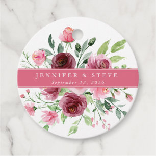 Blumen-Hochzeitskreis-Geschenkanhänger Geschenkanhänger