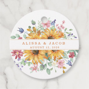 Blumen-Hochzeitskreis-Geschenkanhänger Geschenkanhänger