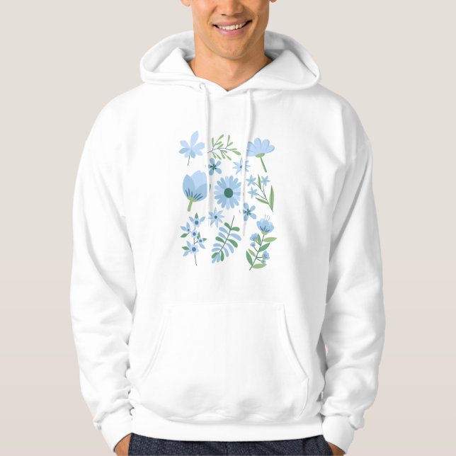 Blumen Hoodie (Vorderseite)