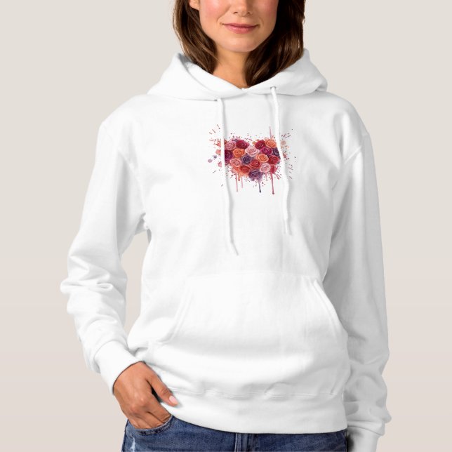 Blumen Hoodie (Vorderseite)
