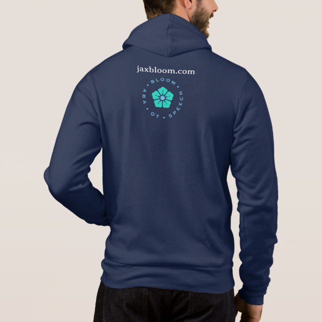 Blumen-Hoodie Hoodie (Rückseite)
