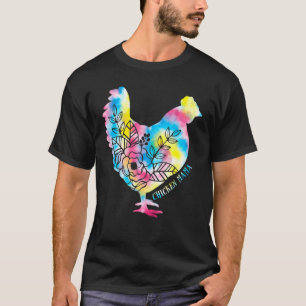Blumen-Huhn-Mama-Welttierschutztag-Frau-T-Shirt T-Shirt