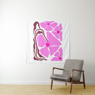 Blumen Illustrationskunstwerk Wandteppich