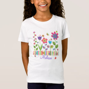 Blumen im Garten-T - Shirt