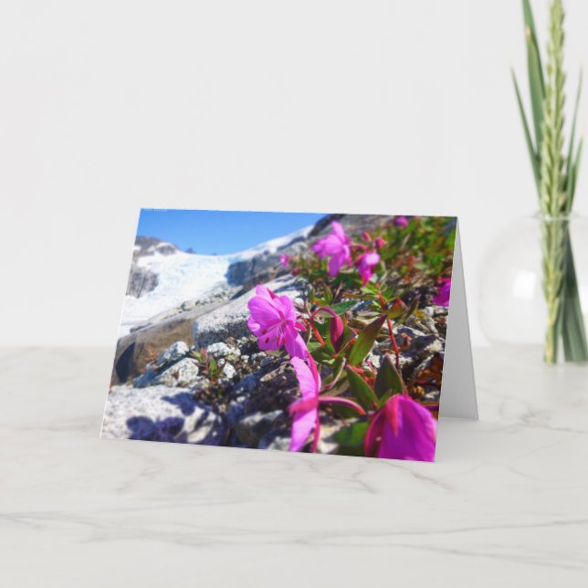 Blumen im Gilkey Graben (freier Raum nach innen) Karte (Vorderseite)