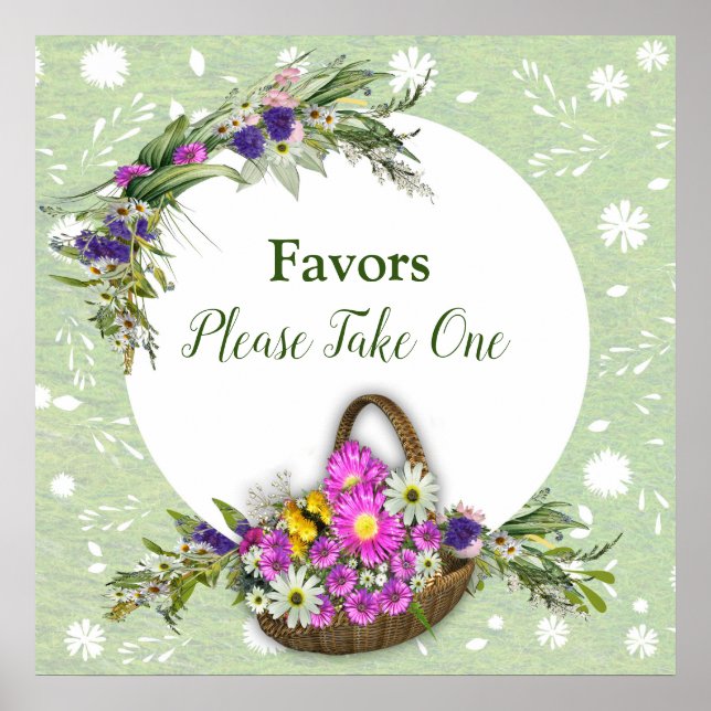 Blumen im Sommer Poster (Vorne)