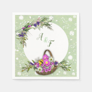 Blumen im Sommer Serviette