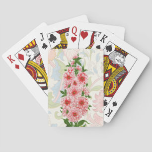 Blumen im Vintage-Stil Spielkarten