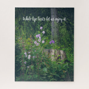 Blumen im Wald Puzzle