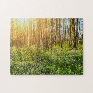 Blumen im Wald  - Puzzle