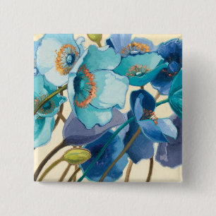 Blumen in den verschiedenen Schatten von Lila und Button