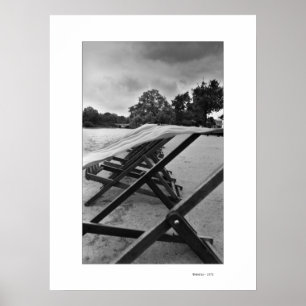 BLUMEN IN DER WINDKARTE POSTER