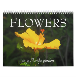 BLUMEN in einem Florida-Garten… Kalender